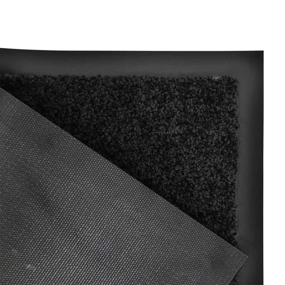 Droogloopmat Twister 60x90cm zwart