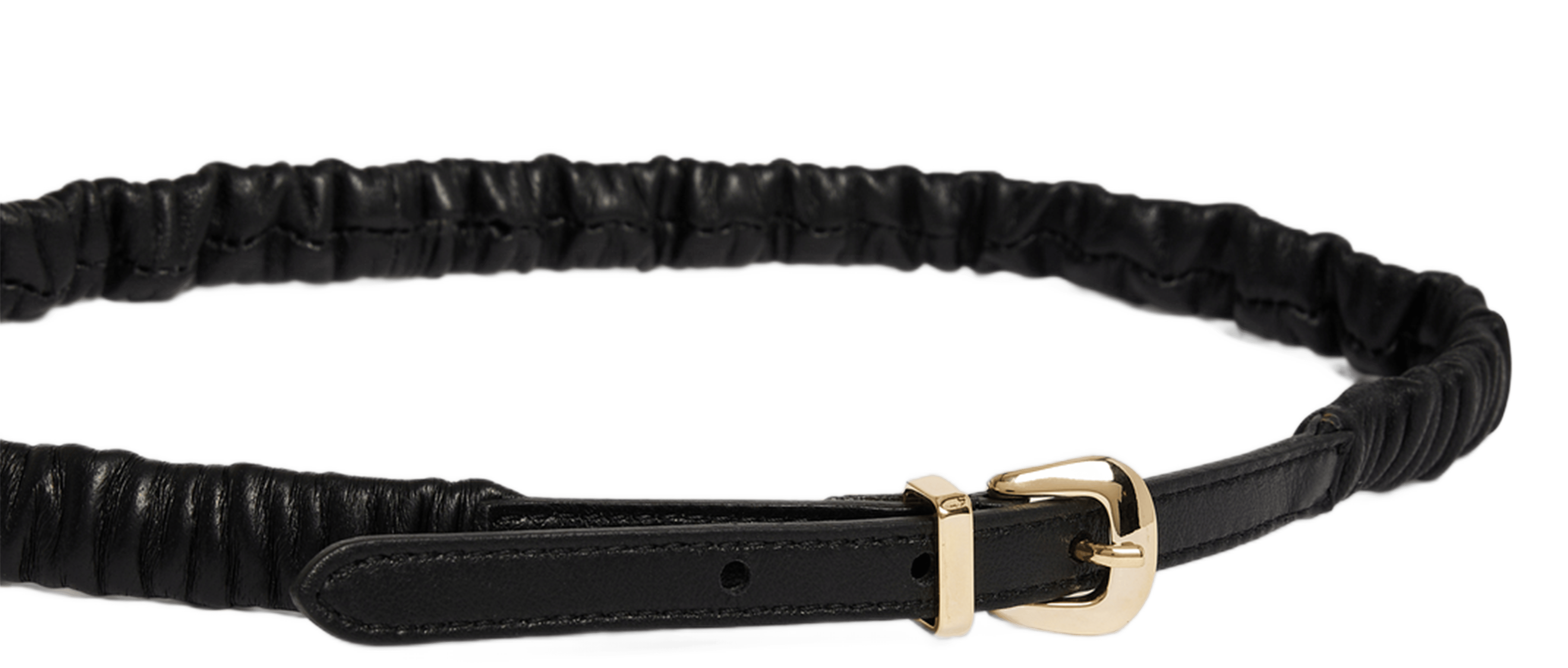DEVI - Ceinture en cuir | Noir