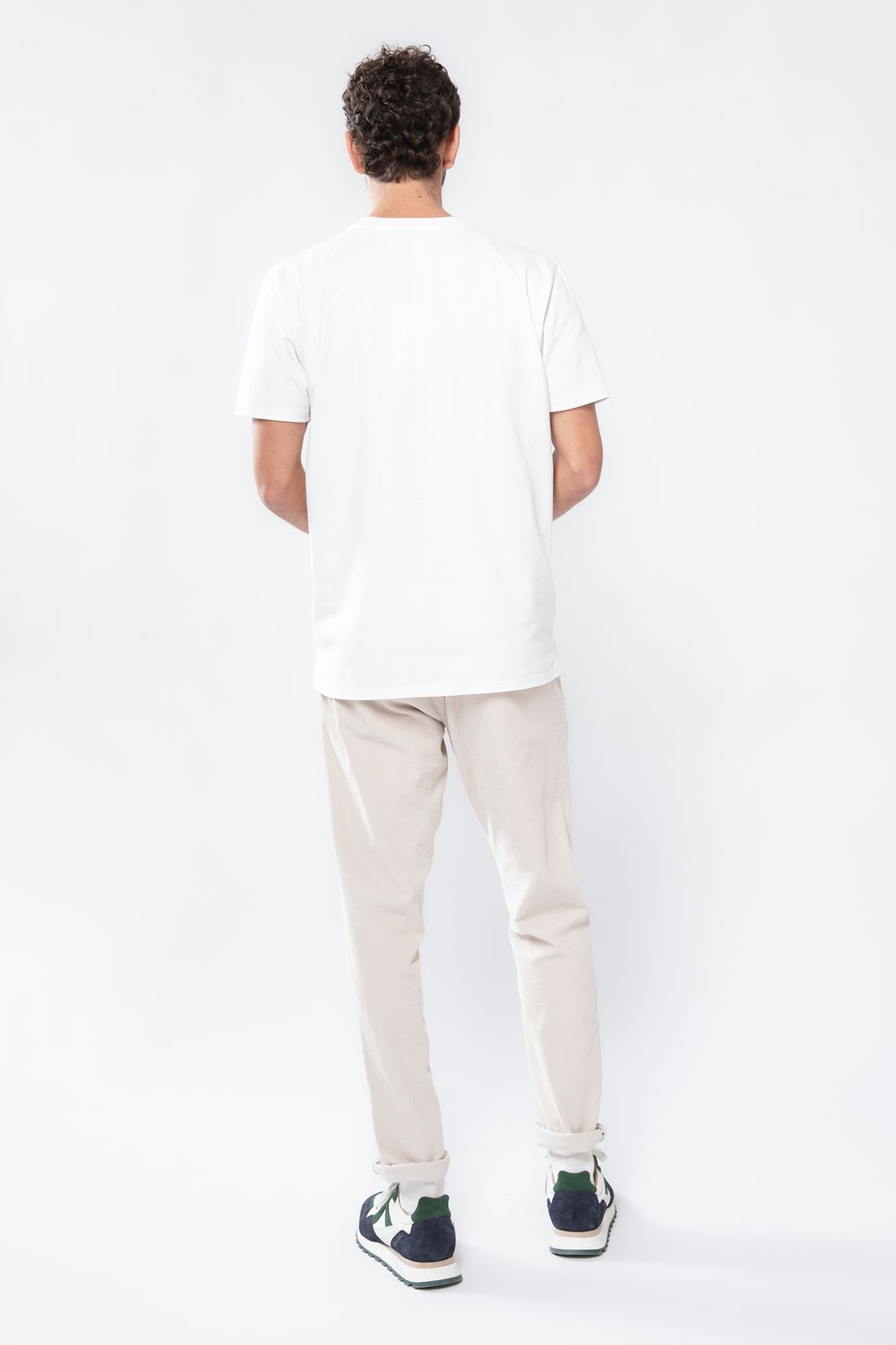Beige canvas chino