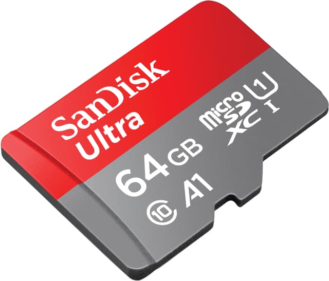 SanDisk Ultra® 64GB microSDXC™ UHS-I kort