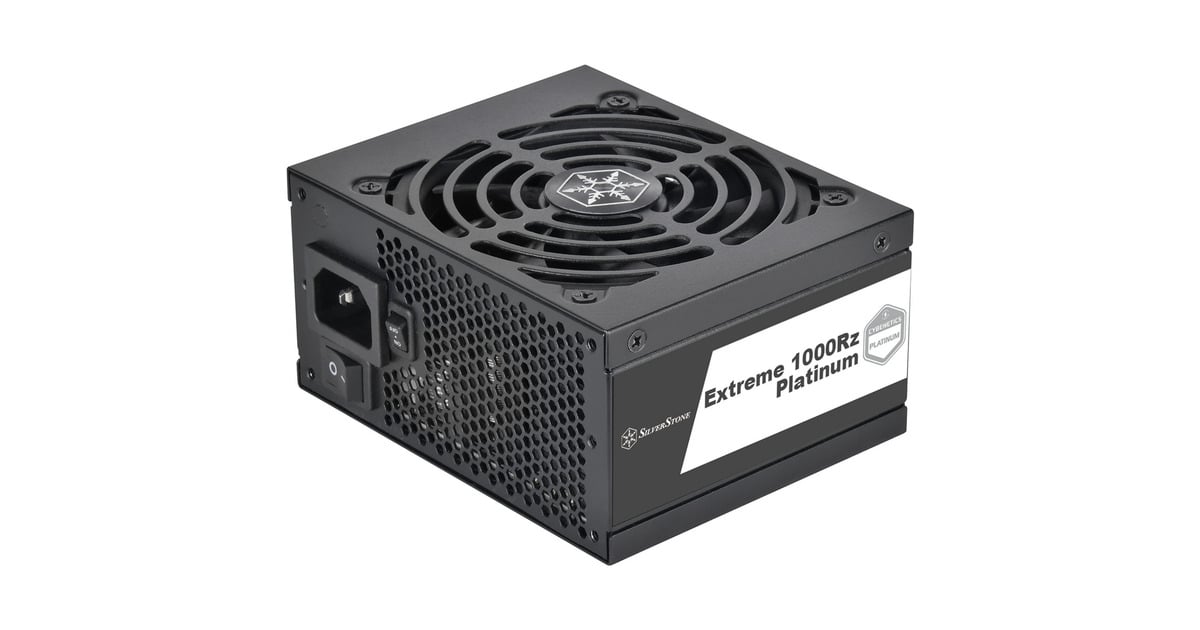 SilverStoneExtreme 1000Rz Platinum modulaire 1000 watt voeding   (Zwart, 1x 12V-2x6, 4x PCIe)