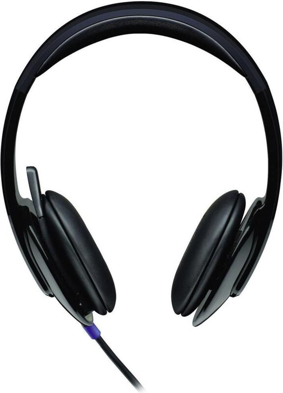 Logitech H540 USB Headset, mit Kabel, schwarz
