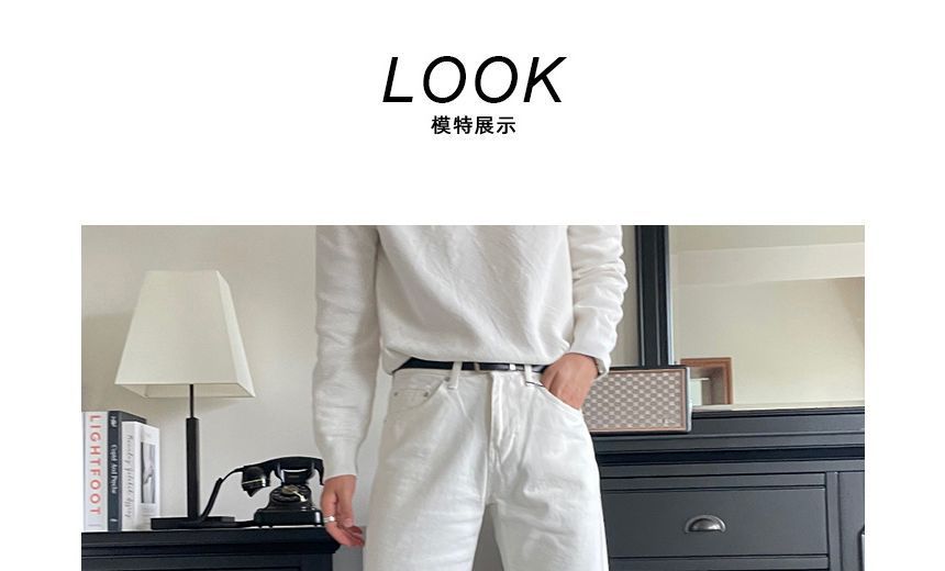 Okwano - Mid Rise Wide Leg Jeans