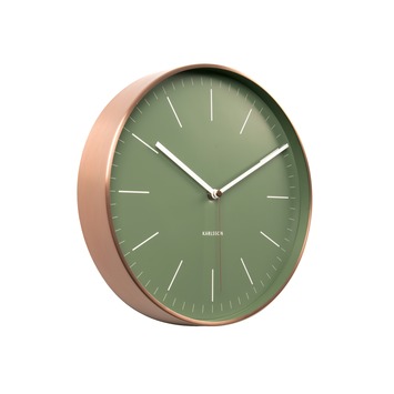 Wandklok minimal alu koper jungle gr d28