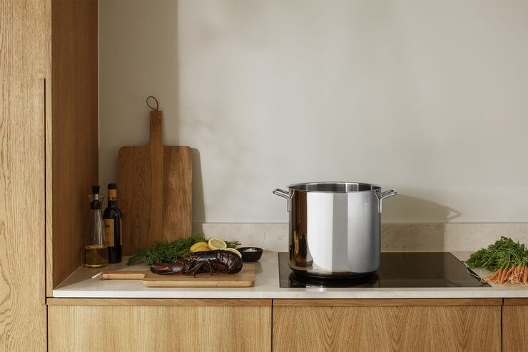 Eva Trio Stainless Steel Gryde 15 l 28 cm Polished steel