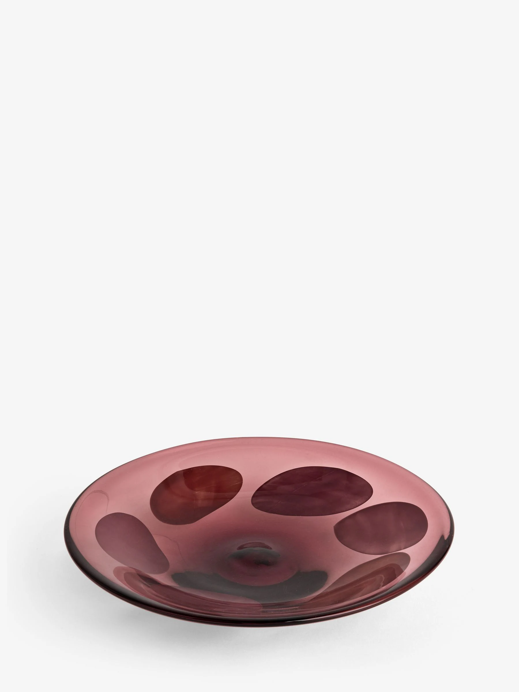 Decoratieve glazen schaal met confetti