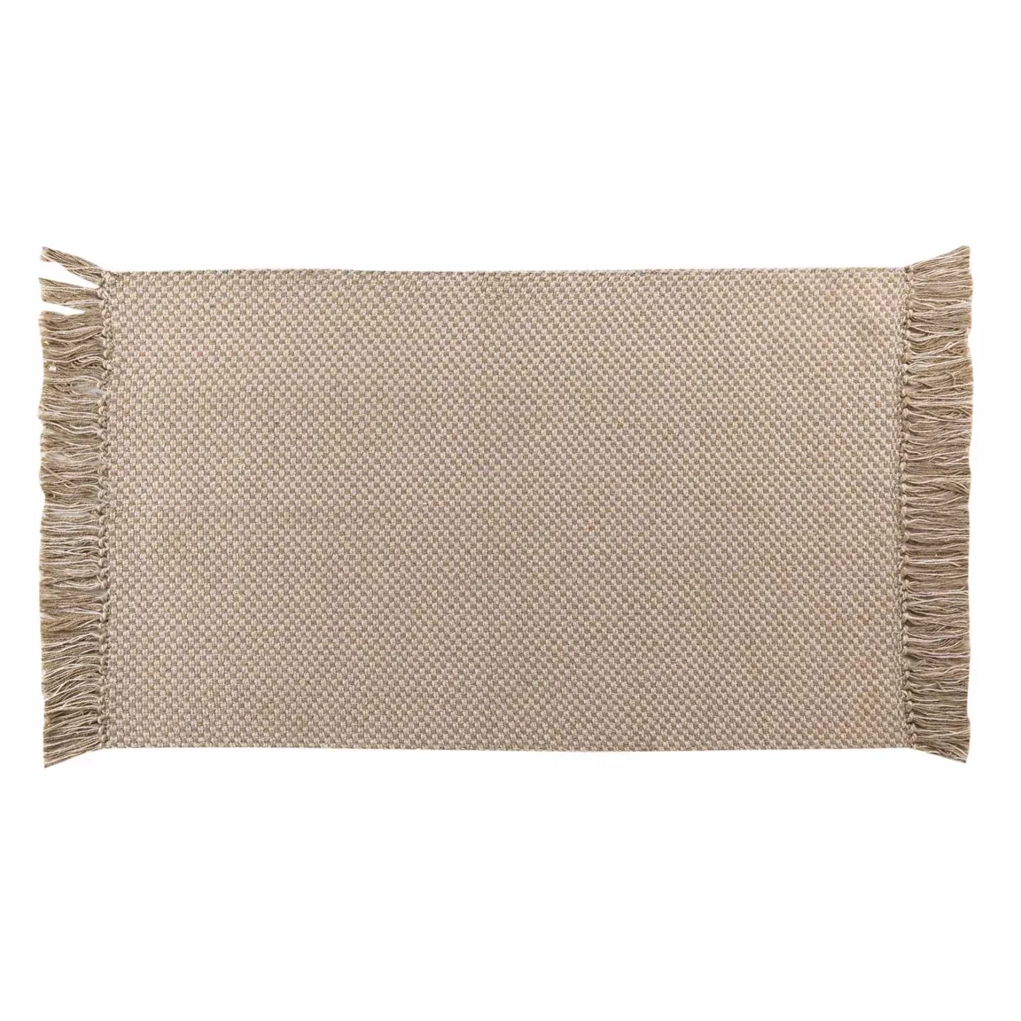 Tapis de salon coton (50 x 80 cm) Pietro Marron