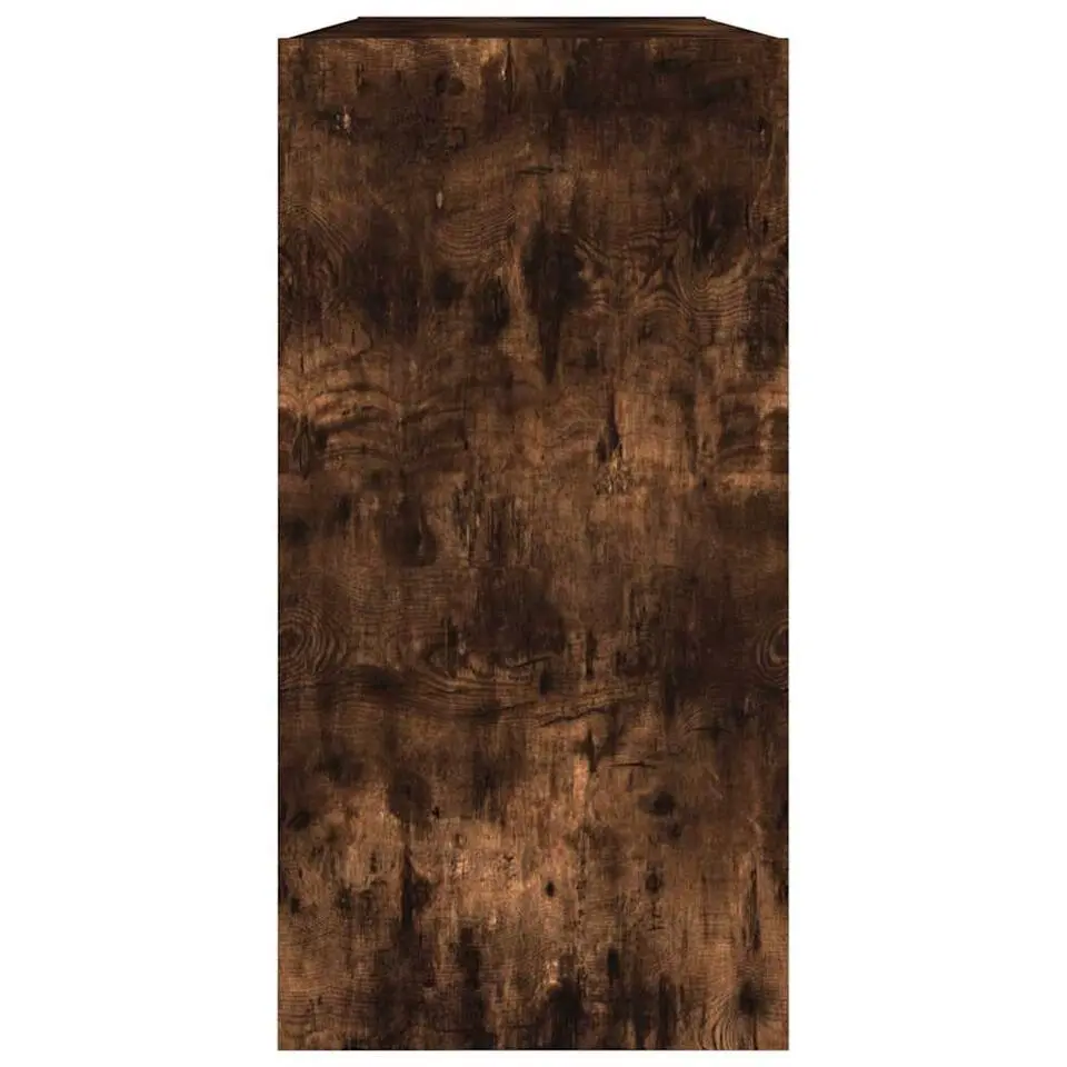 vidaXL - Boekenkast/dressoir met 5 vakken - Gerookt eiken - Hout - 50x25x80 cm