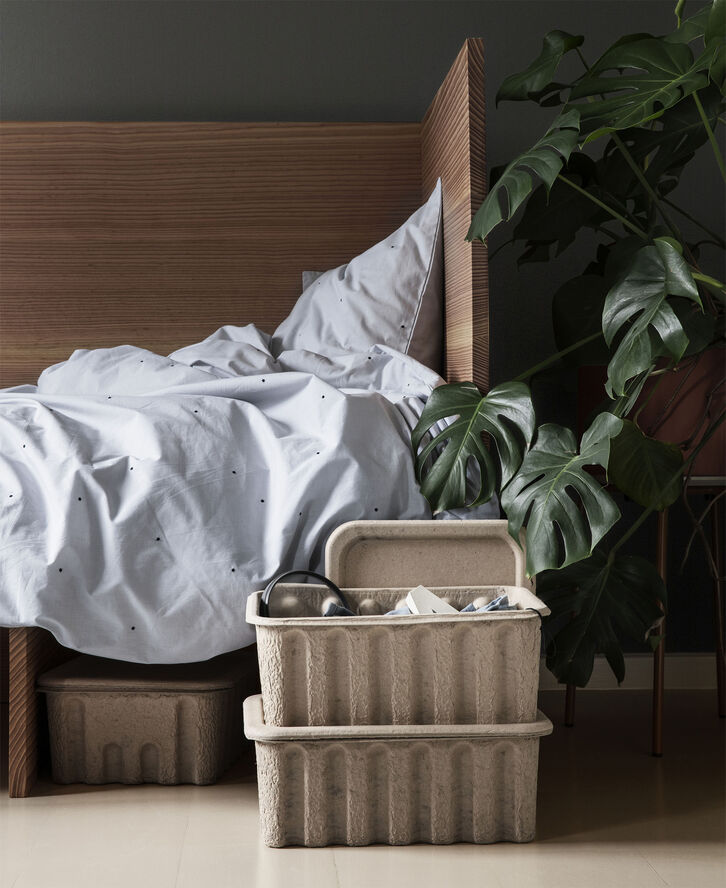 ferm LIVING Brass Office Tray Brown