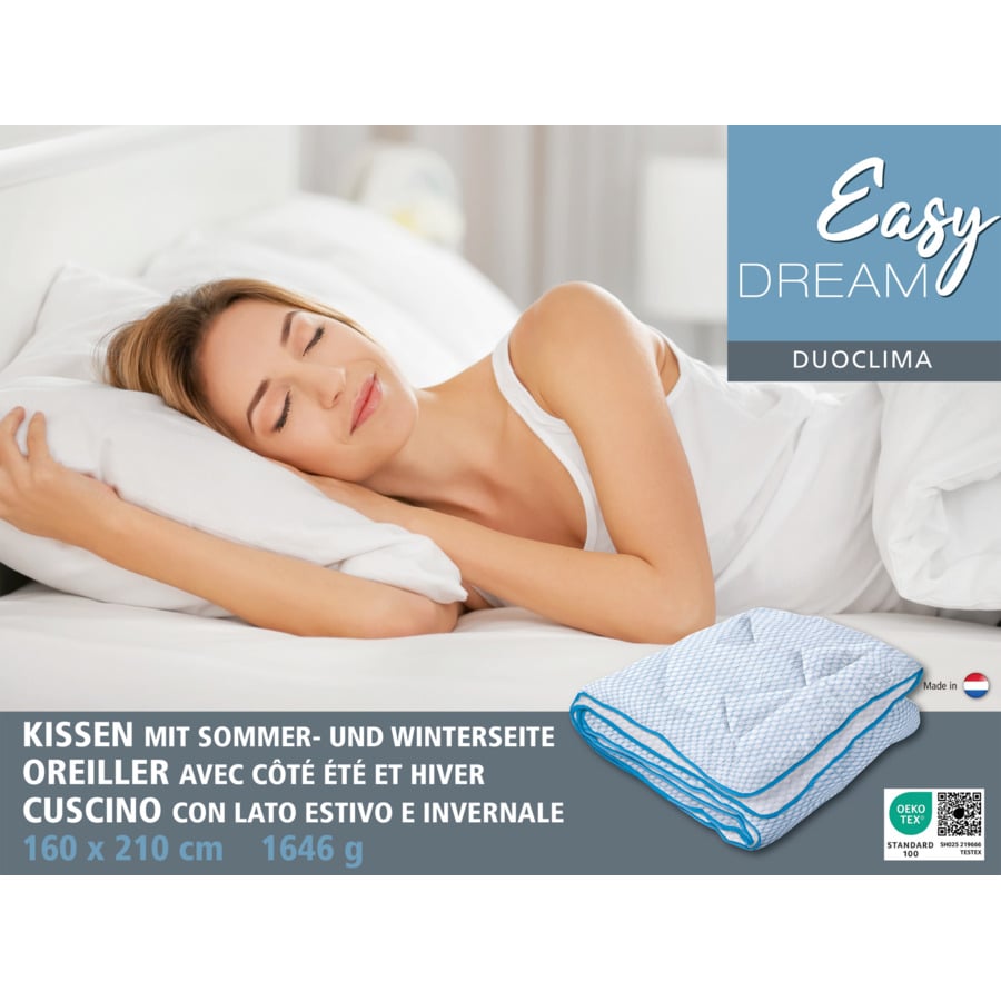 Easy Dream Kopfkissen/Pfulmen Duoclima 65x100 Pfulmen