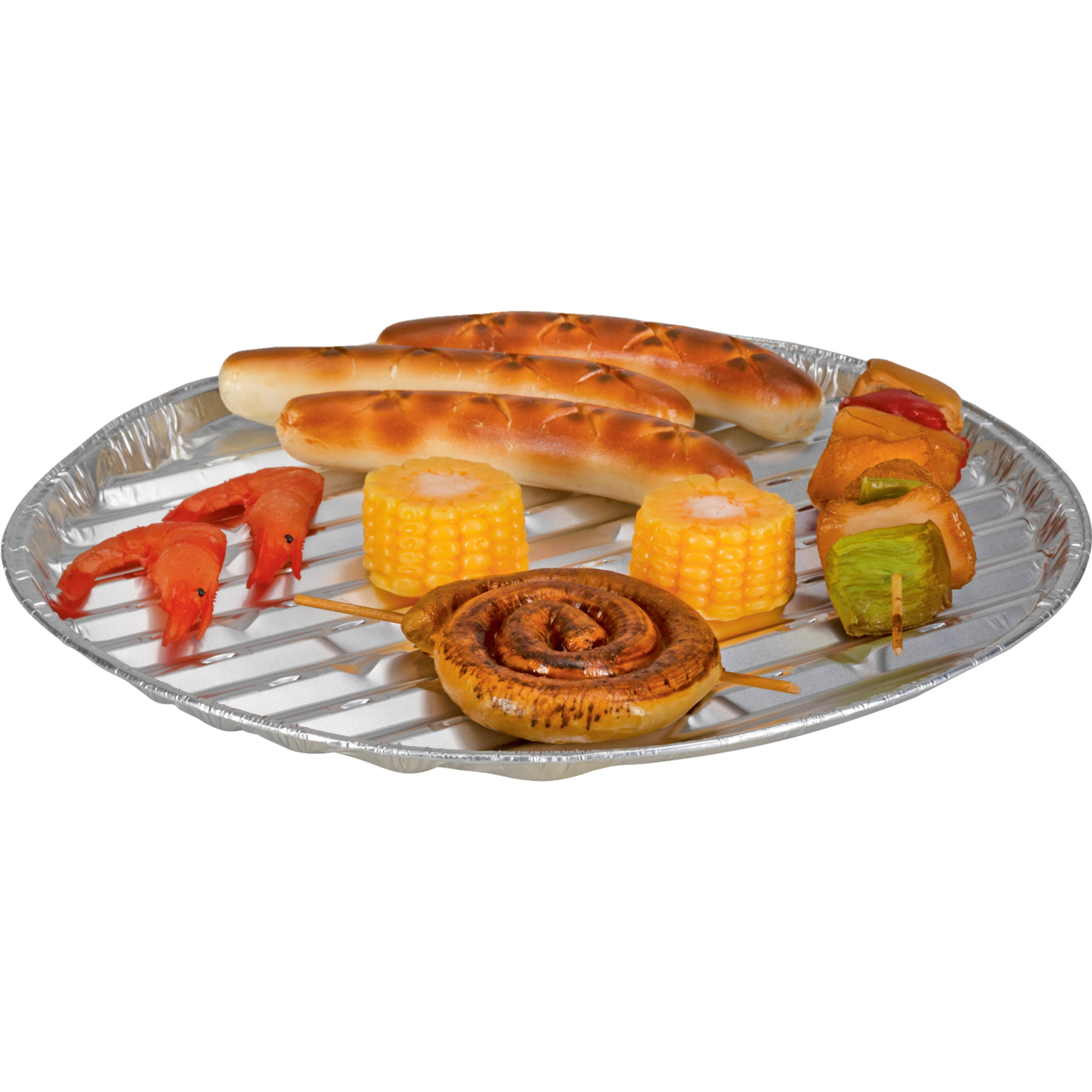 Alu-Grillplatte rund, Ø34 cm