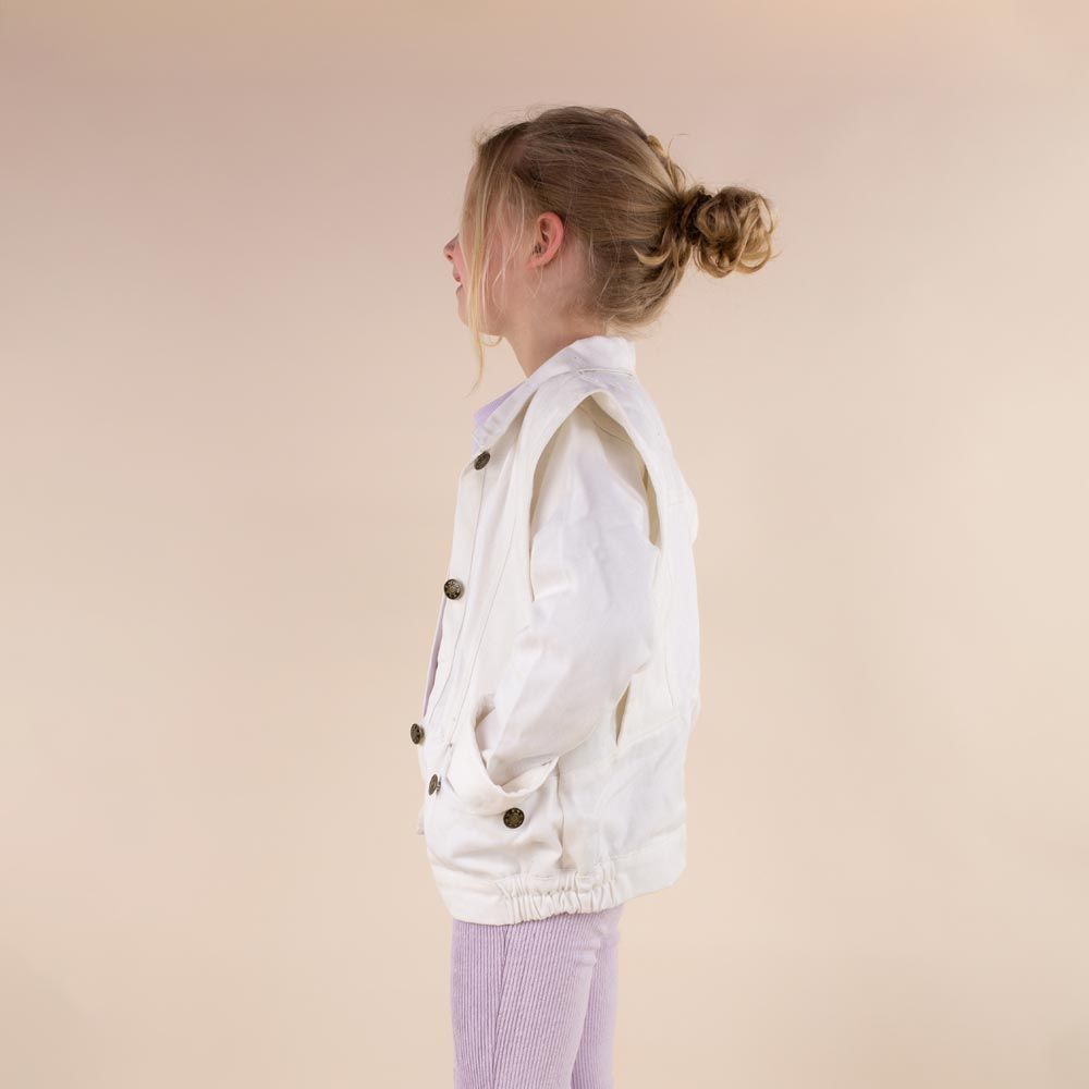 Moonrise kids spijkerjas wit Leda