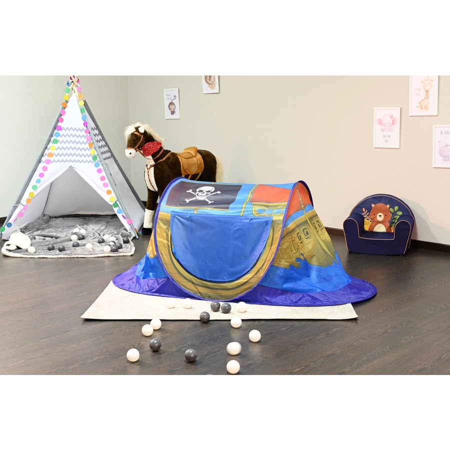 knorr toys® Spielzelt Pirate boat blau