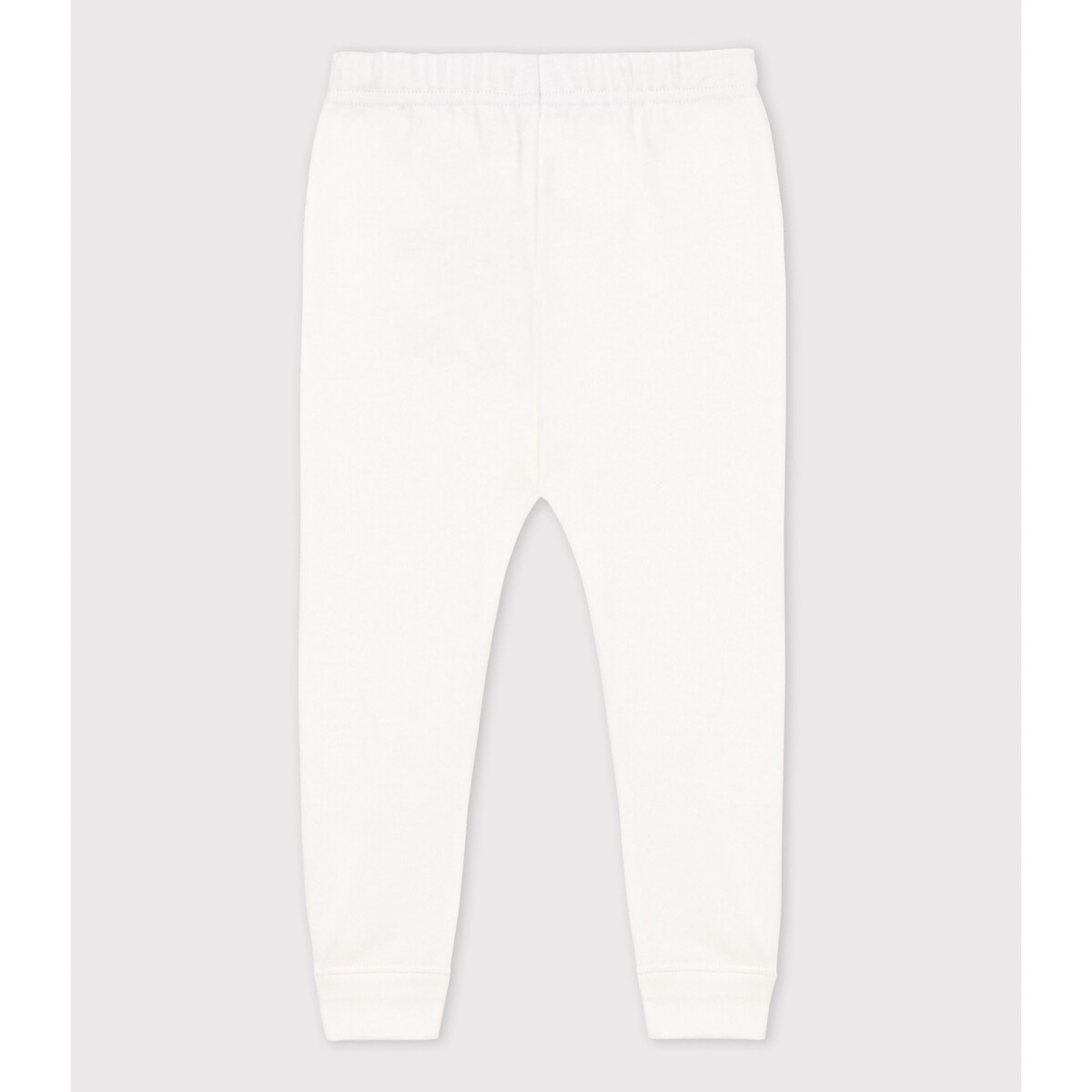 PETIT BATEAU<br>Leggings de malha canelada de algodão