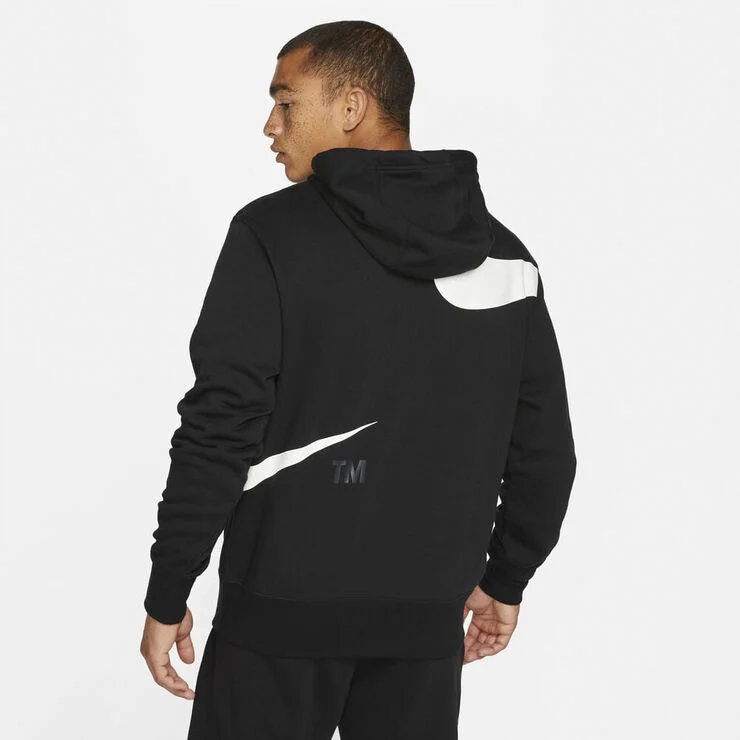 Nike Sportswear Swoosh hættetrøje Sort