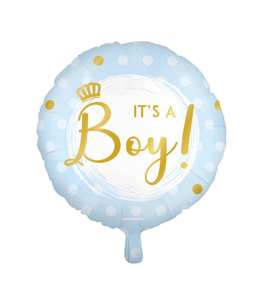 Geboorte Helium Ballon It'S A Boy Leeg 45cm