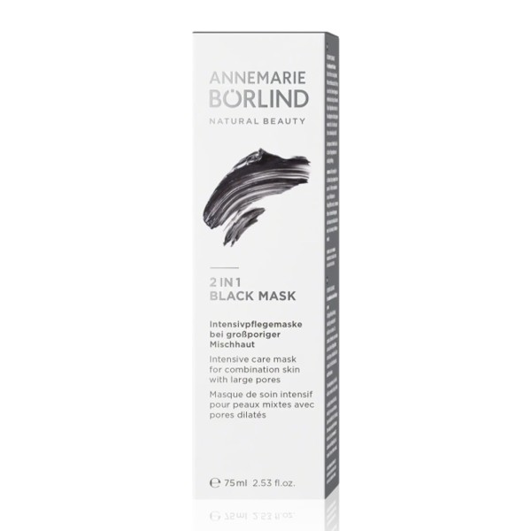 ANNEMARIE BÖRLIND 2 IN 1 BLACK MASK 75ml