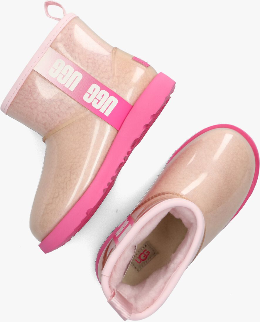 UGG roze ugg regenlaarzen classic clear mini ii