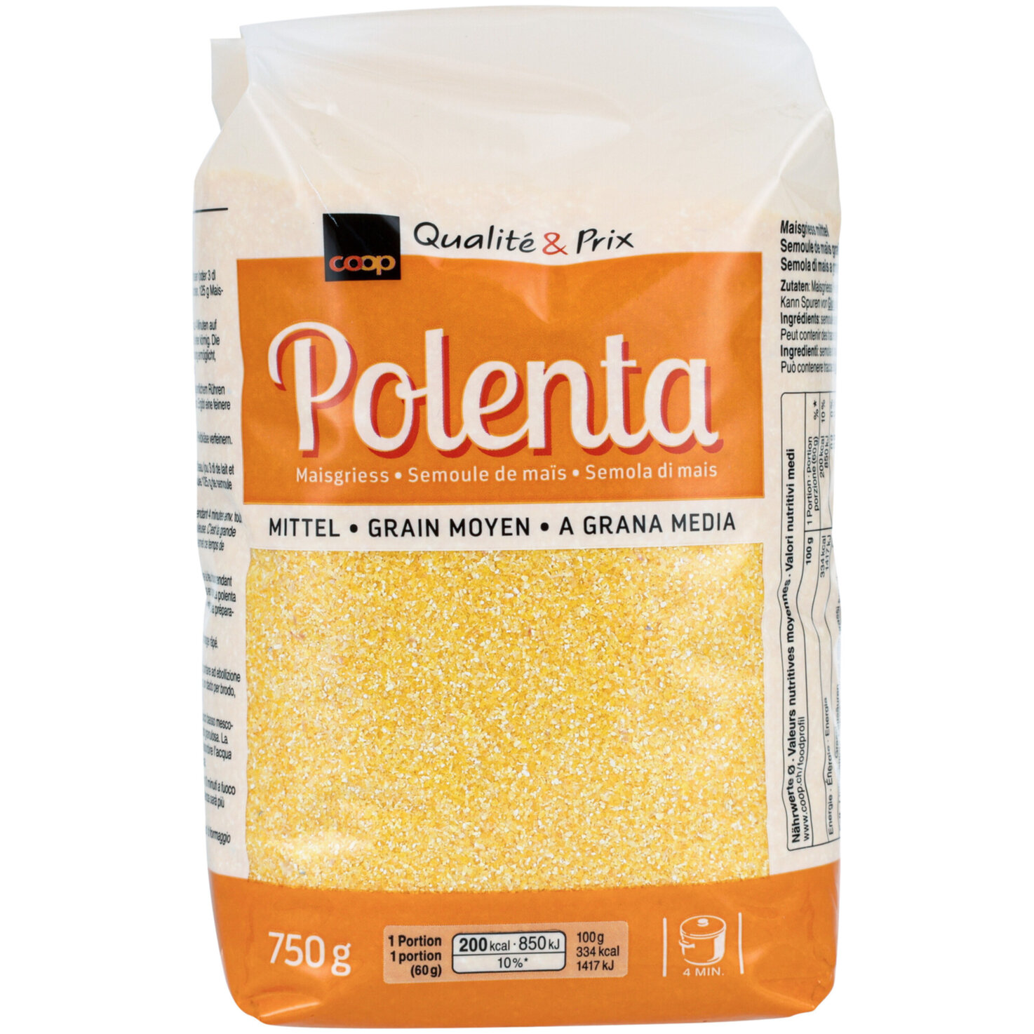 Polenta Maisgriess mittel