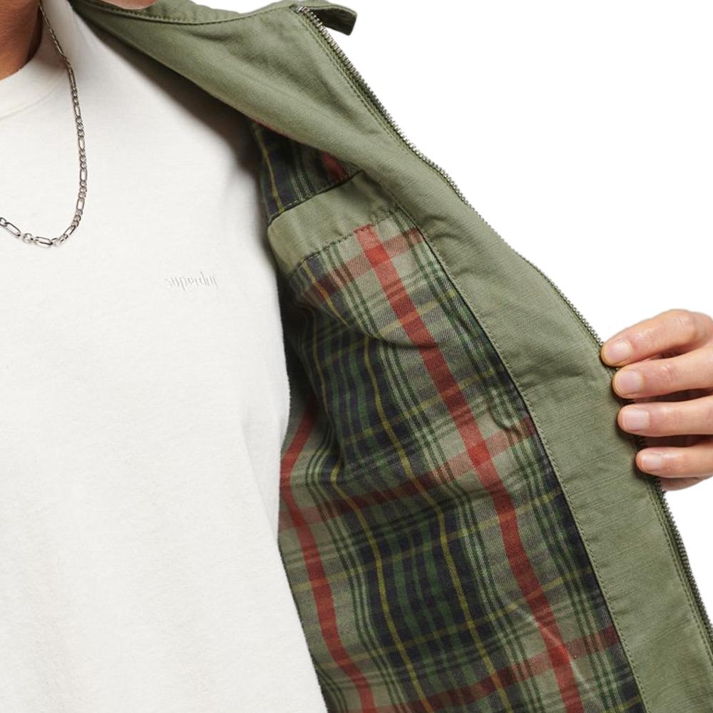 Superdry Veste Kaki Homme Superdry Harrington