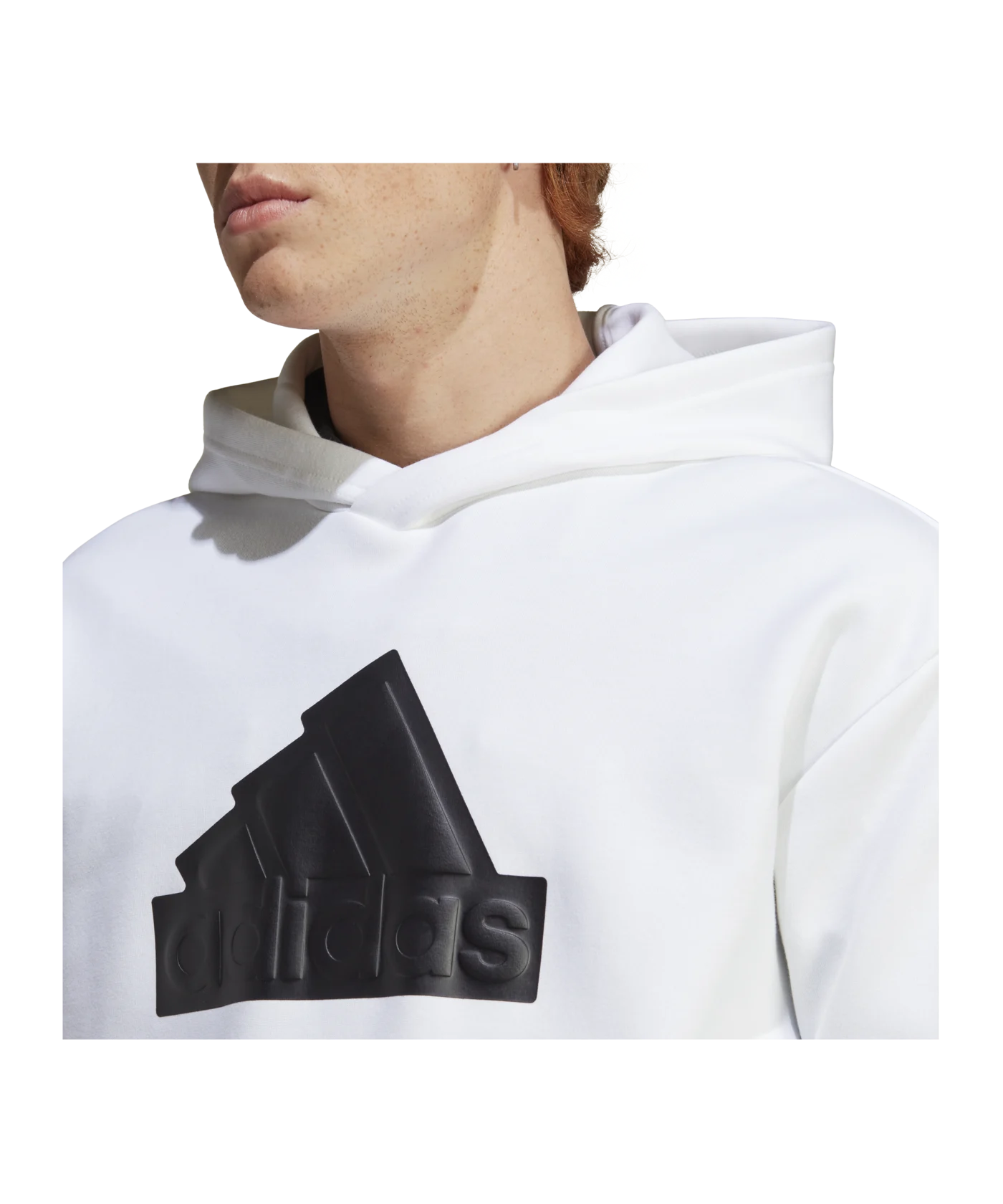 adidas Future Icons Badge of Sport Hoodie White