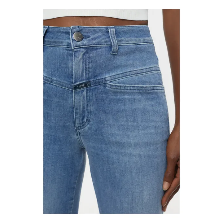 Closed Jean Pedal Pusher | Bleu