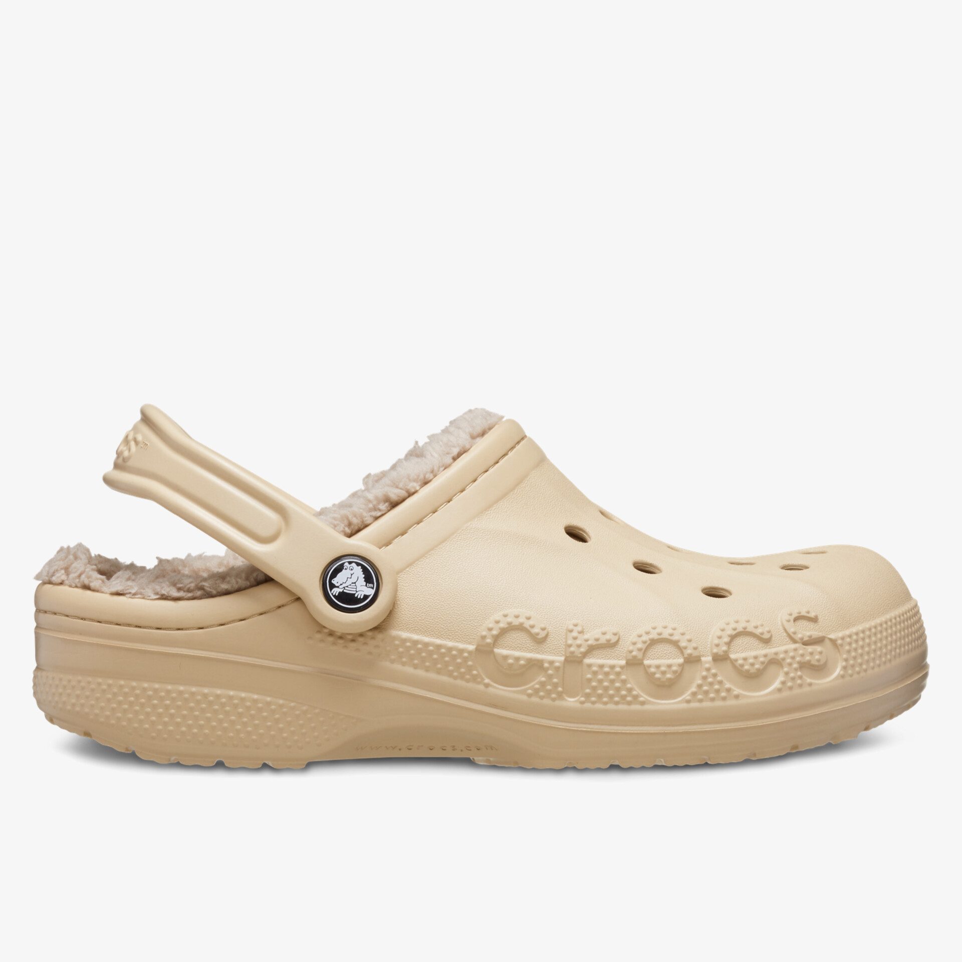crocs BAYA LINED Damen Clogs beige