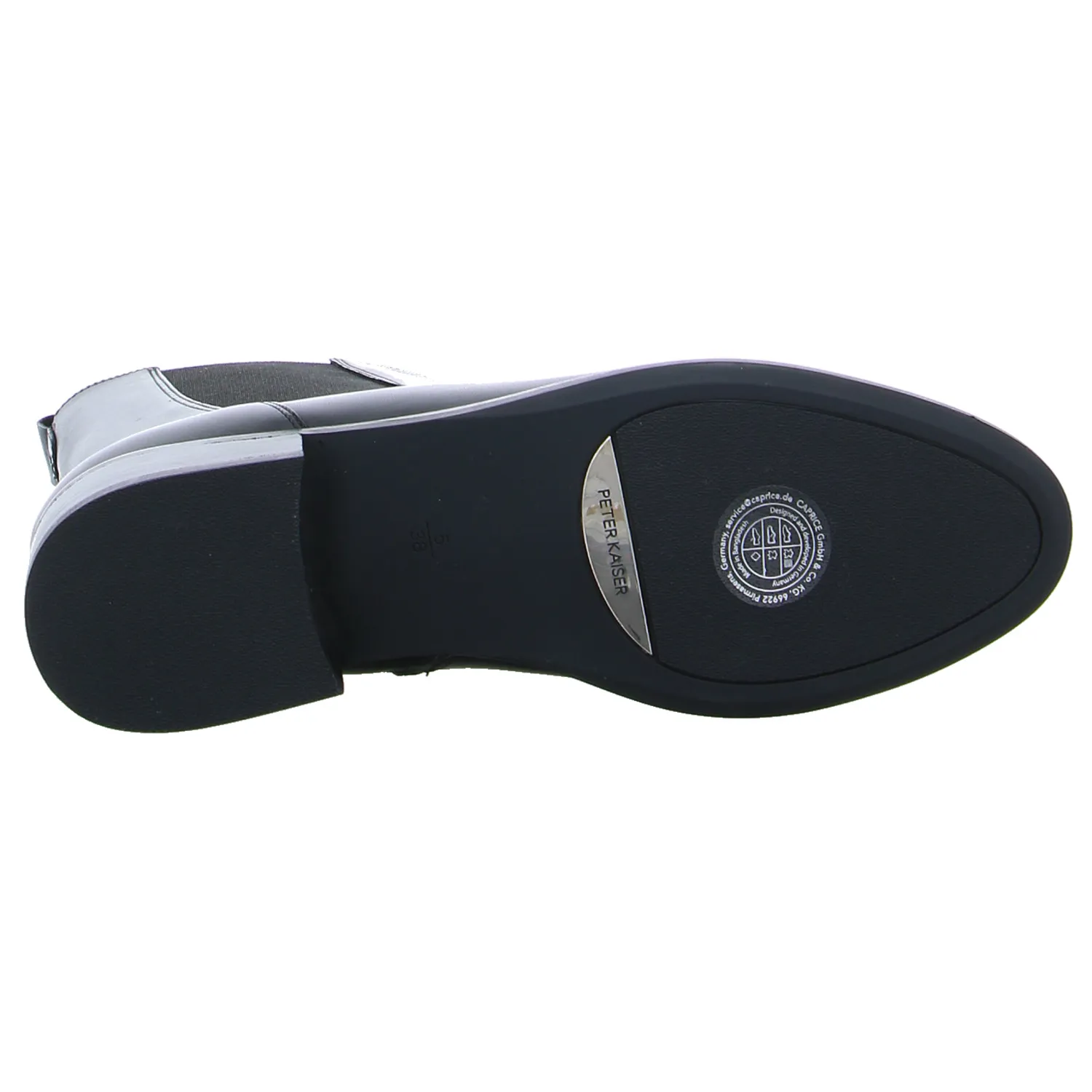 PETER KAISER Stiefelette Schwarz Leder