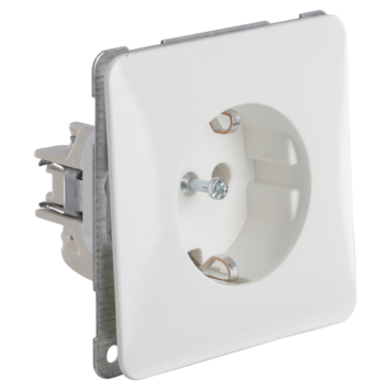 PEHA Standard stopcontact geaard wit