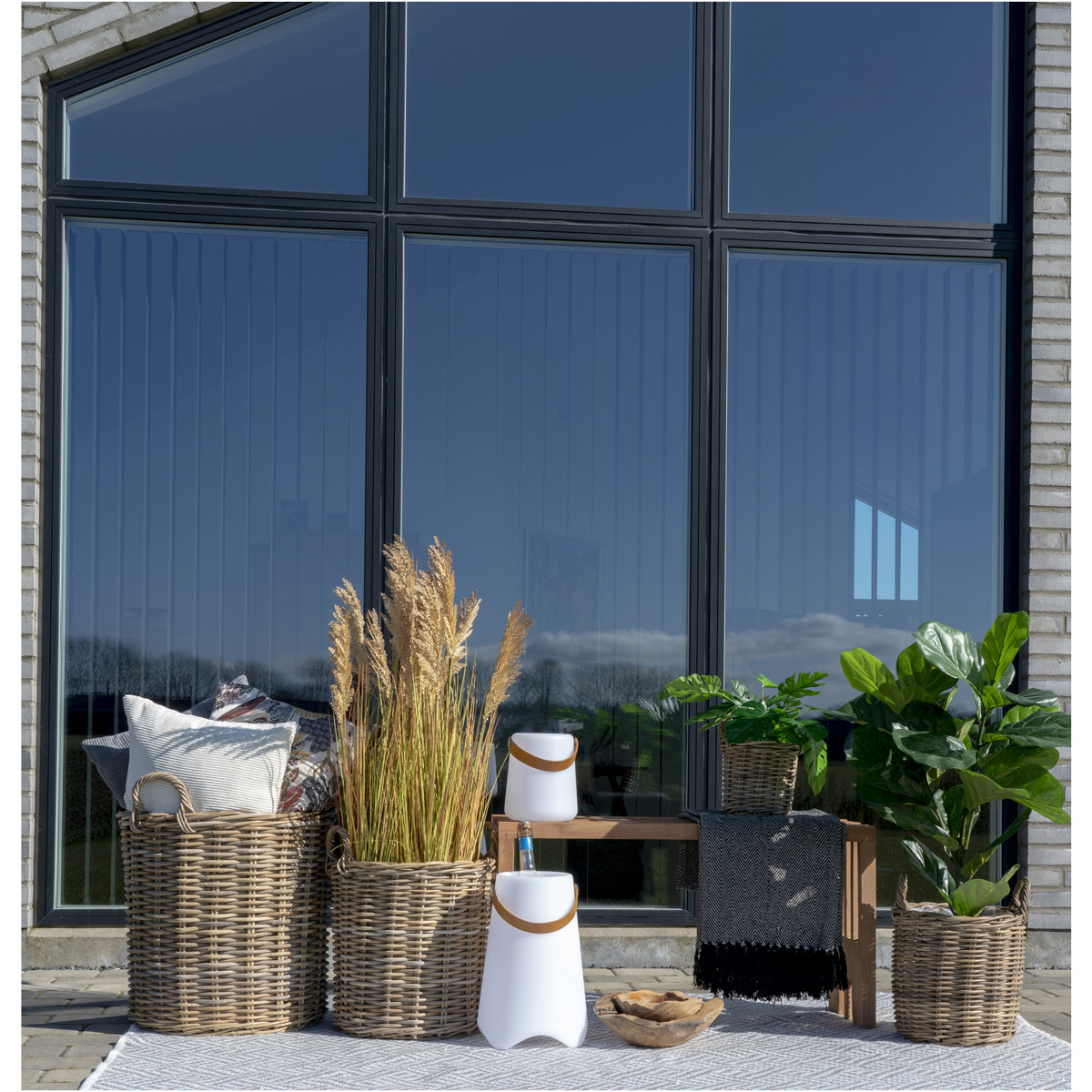 Tuin tafellamp Huub Huub tuin tafellamp kunststof - wit