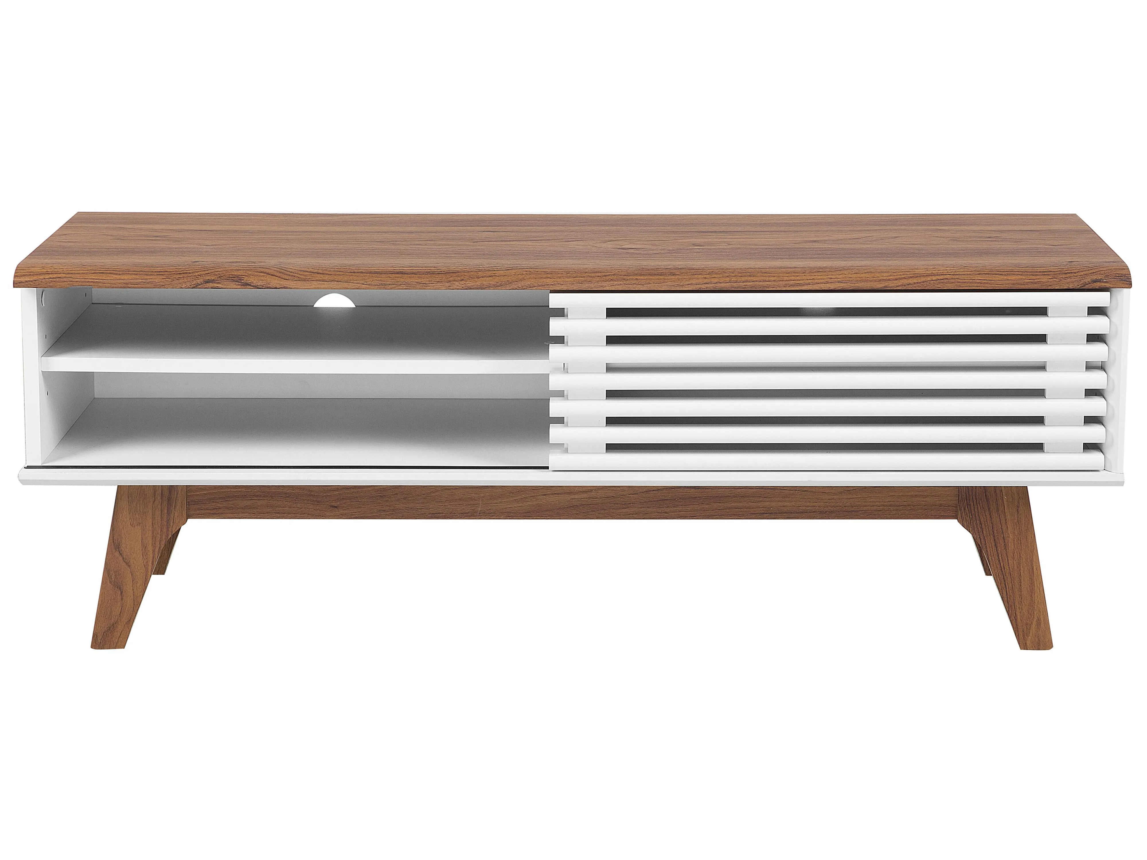 TV-meubel TOLEDO II Bruin/wit