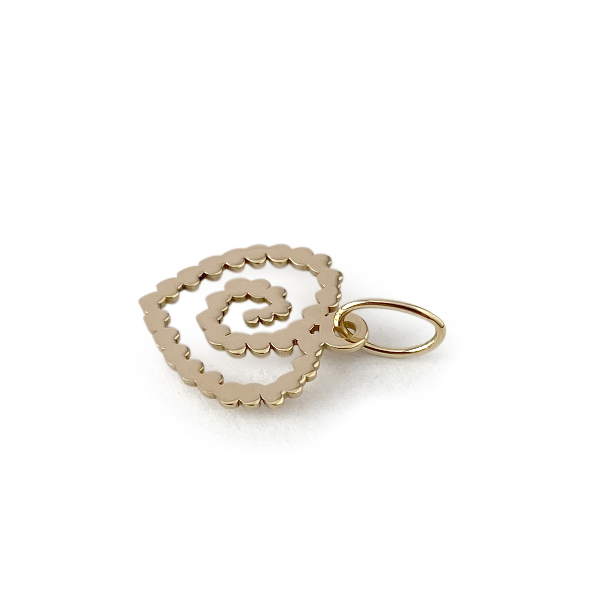 Pendentif coeur d'occasion or 750 jaune
