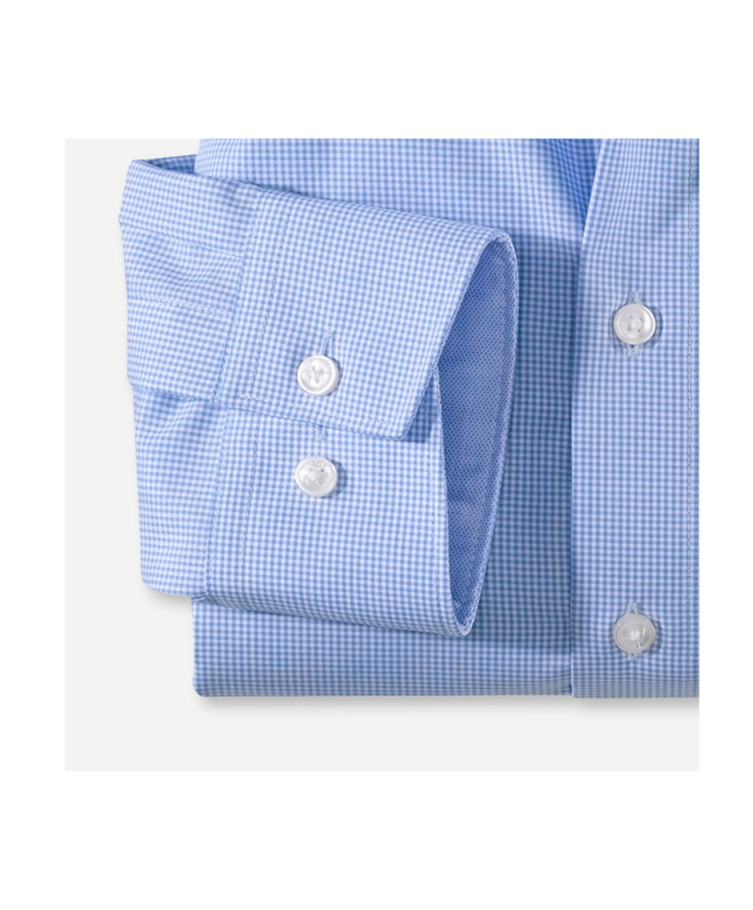 Olymp Comfort Fit Luxor Heren overhemd lange mouw blauw