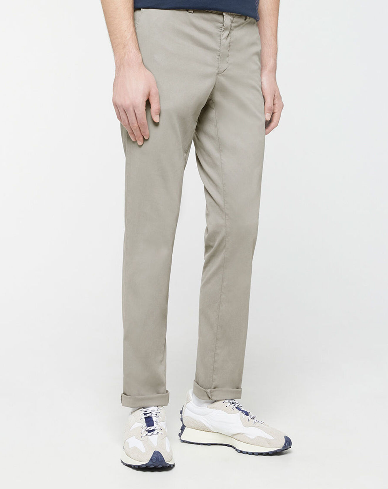 Hackett London Pantalon Chino Slim Fit Texturé gris