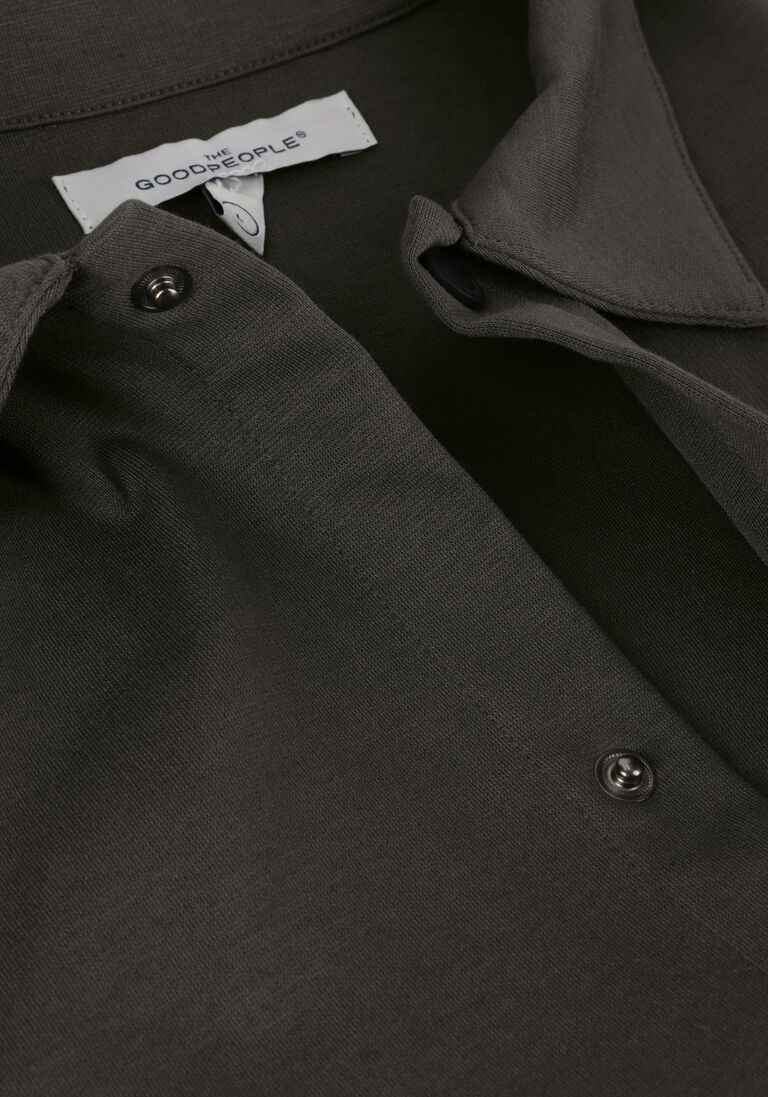 THE GOODPEOPLE donkergroene the goodpeople overshirt lavi