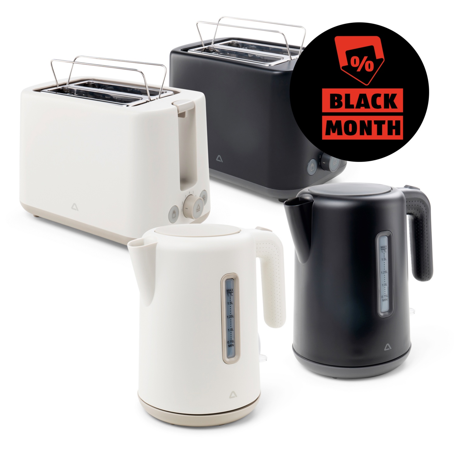 AMBIANO Wasserkocher/Toaster