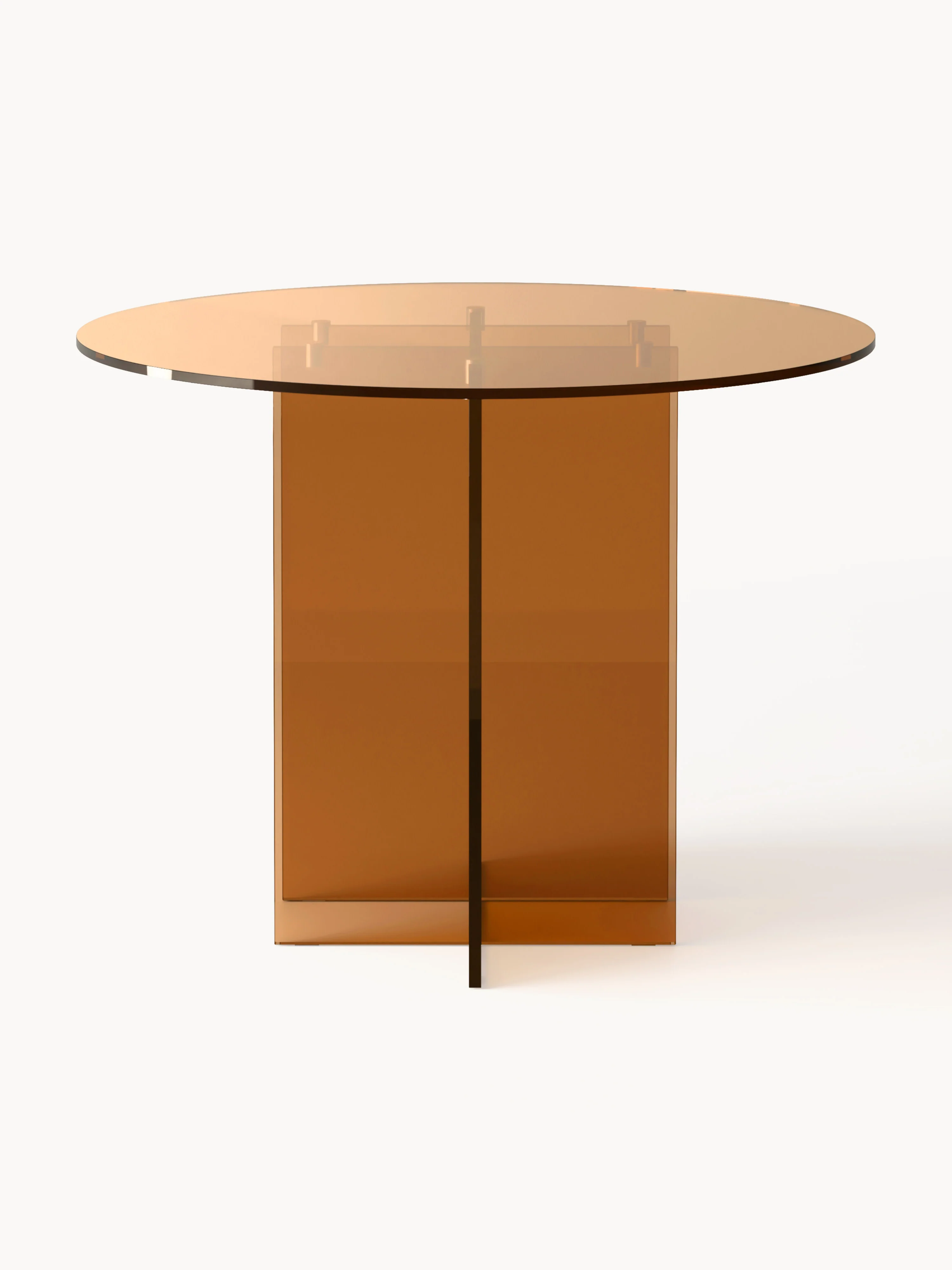 Ronde glazen eettafel Anouk, verschillende formaten