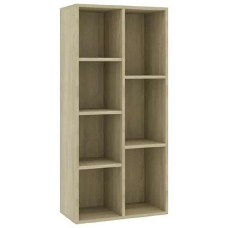 vidaXL - Boekenkast - Bruin - Bewerkt hout