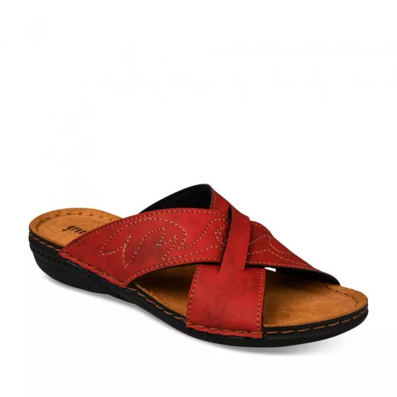 Mules ROUGE GREEN RELAX