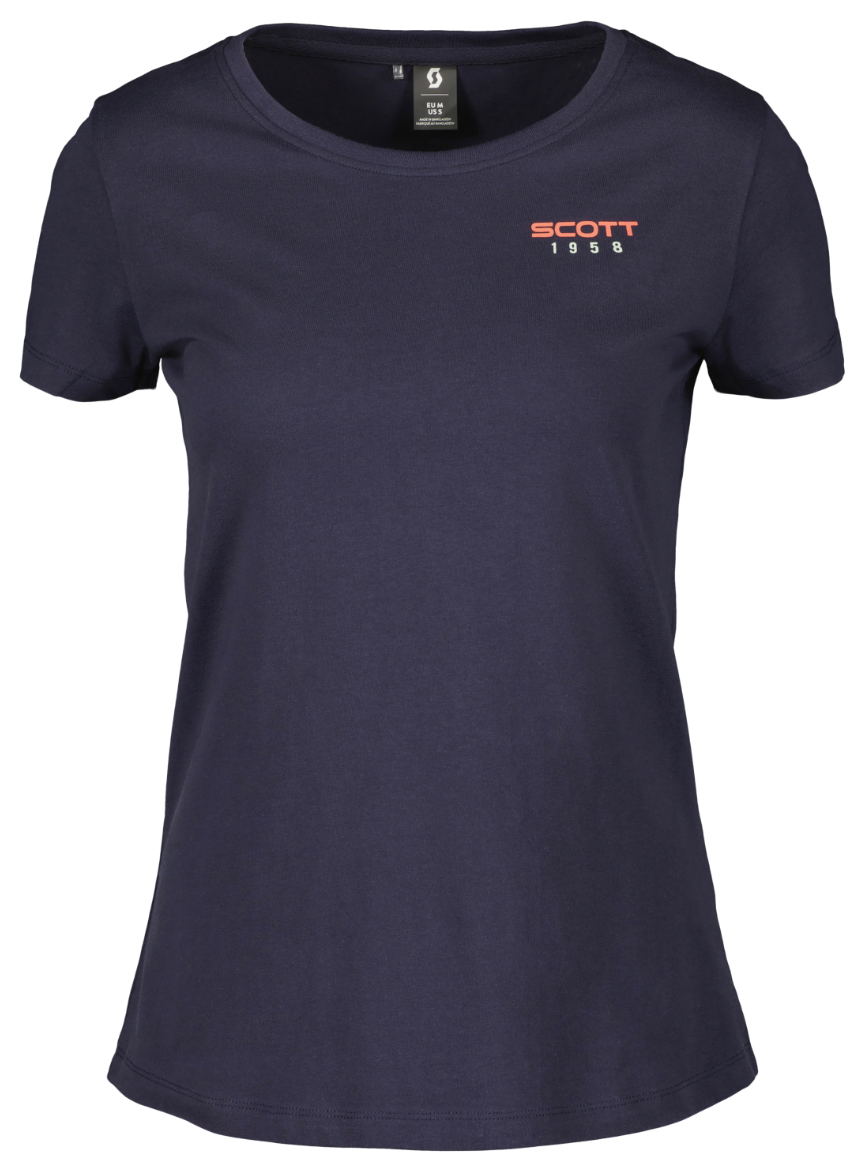 SCOTT Retro SS T-shirt til Kvinder, Blå