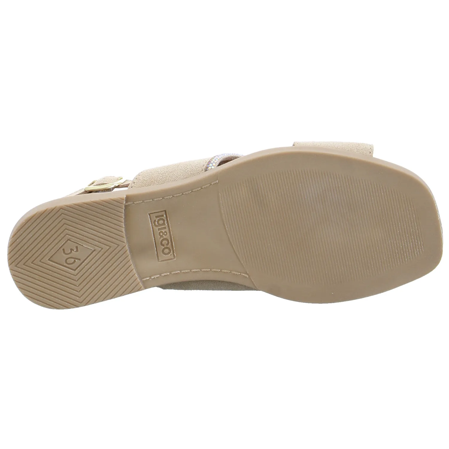 IGI & CO Sandalette Beige Leder