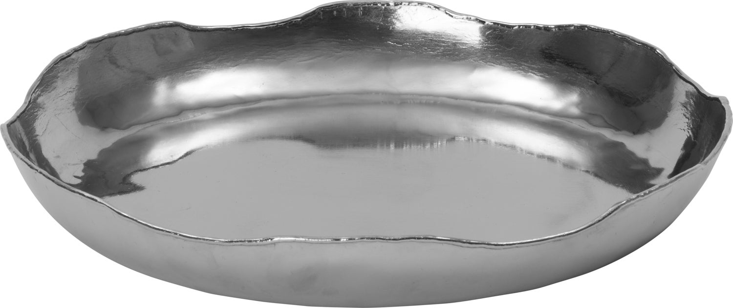 Intratuin decoratieschaal Karen zilver D 60 H 6 cm