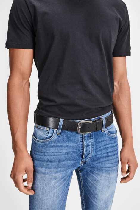 Jack & Jones zwarte heren riem