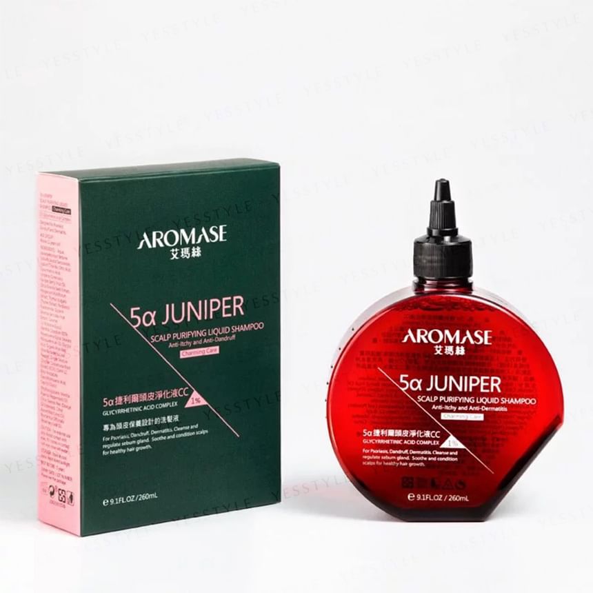 AROMASE - 1% 5a Juniper Scalp Purifying Liquid Shampoo Charmante Verzorging