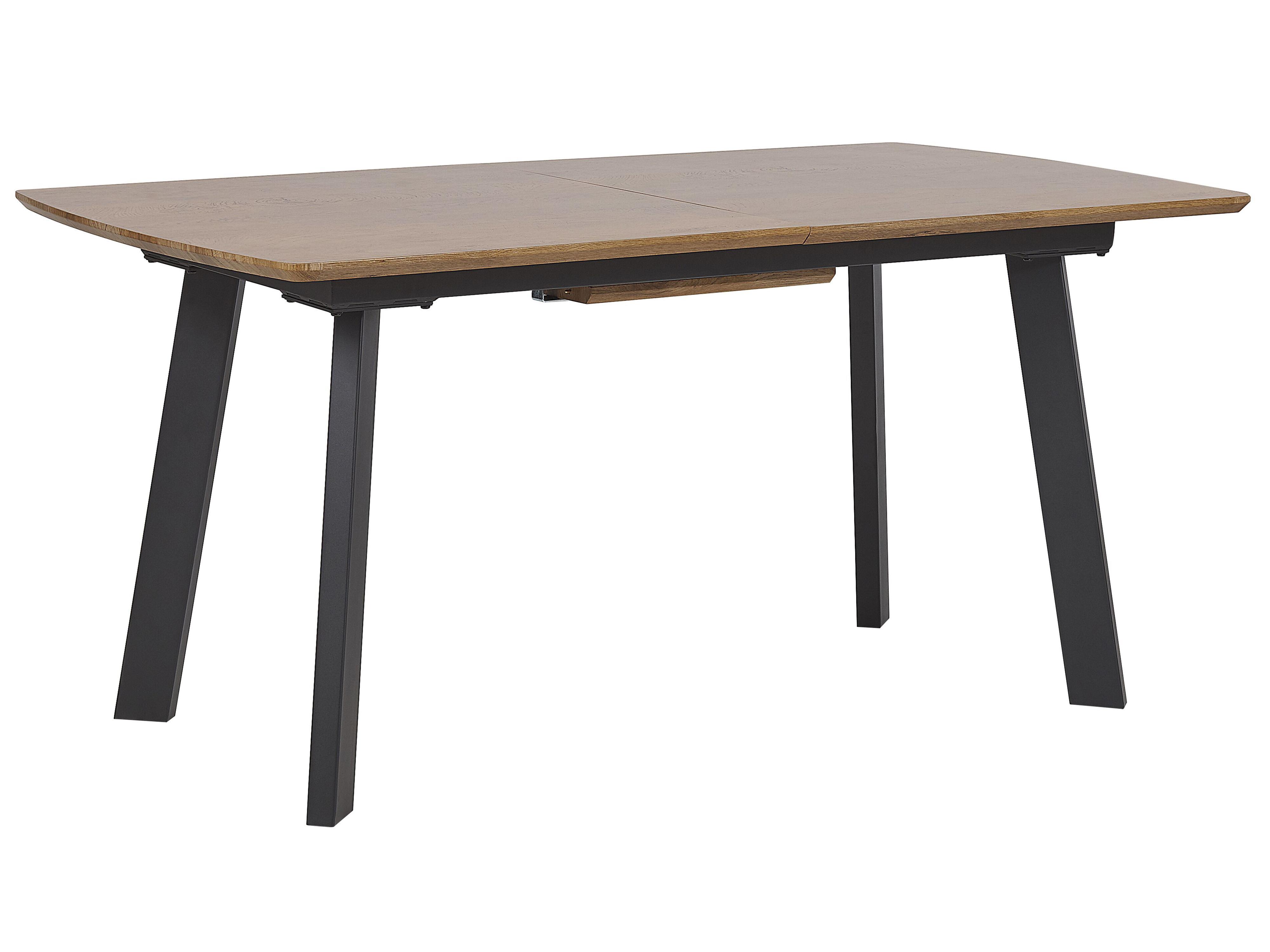 Eettafel uitschuifbaar SALVADOR Donkerbruin 90 cm 160/200 cm