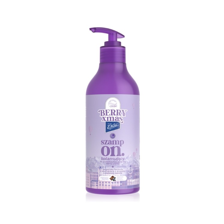 OnlyBio x Wedel Hair in Balance Ausgleichendes Shampoo Milchschokolade Blaubeere 400 ml