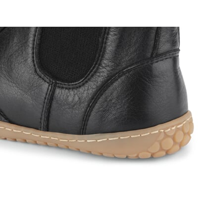 Barfuß-Chelsea-Boot, Schwarz