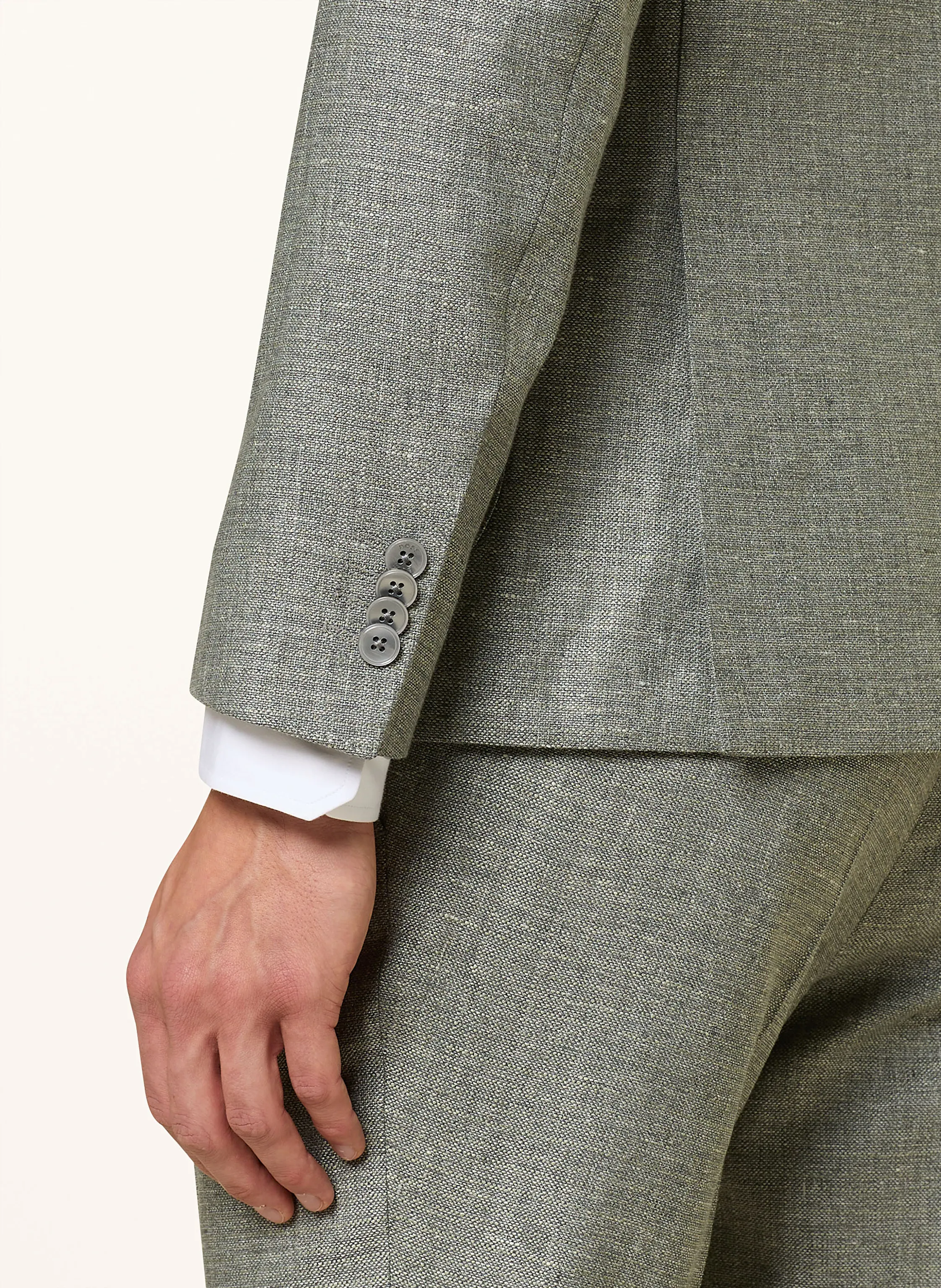 BOSS Anzugsakko HANRY Slim Fit mit Leinen