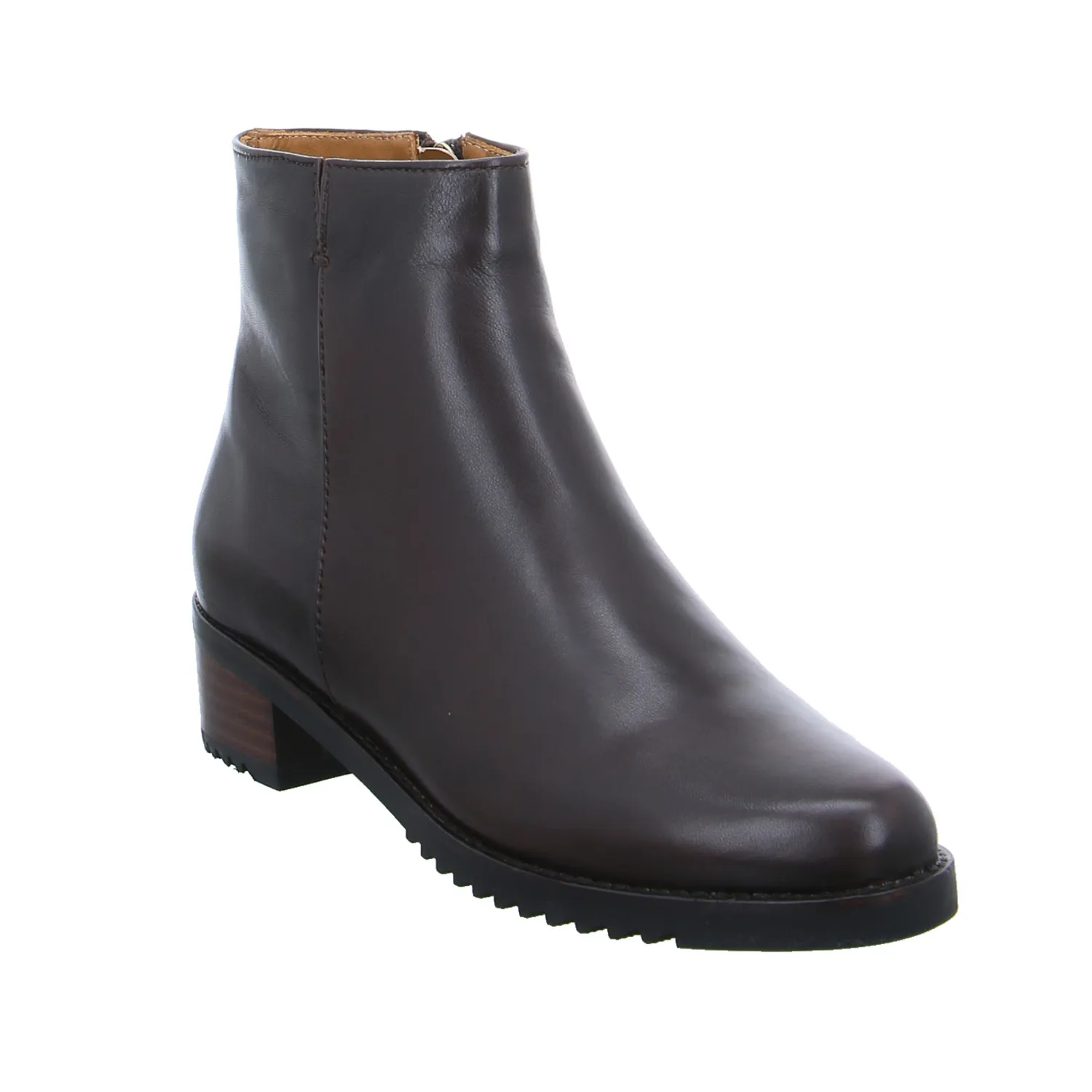 EVERYBODY Stiefelette Braun Leder