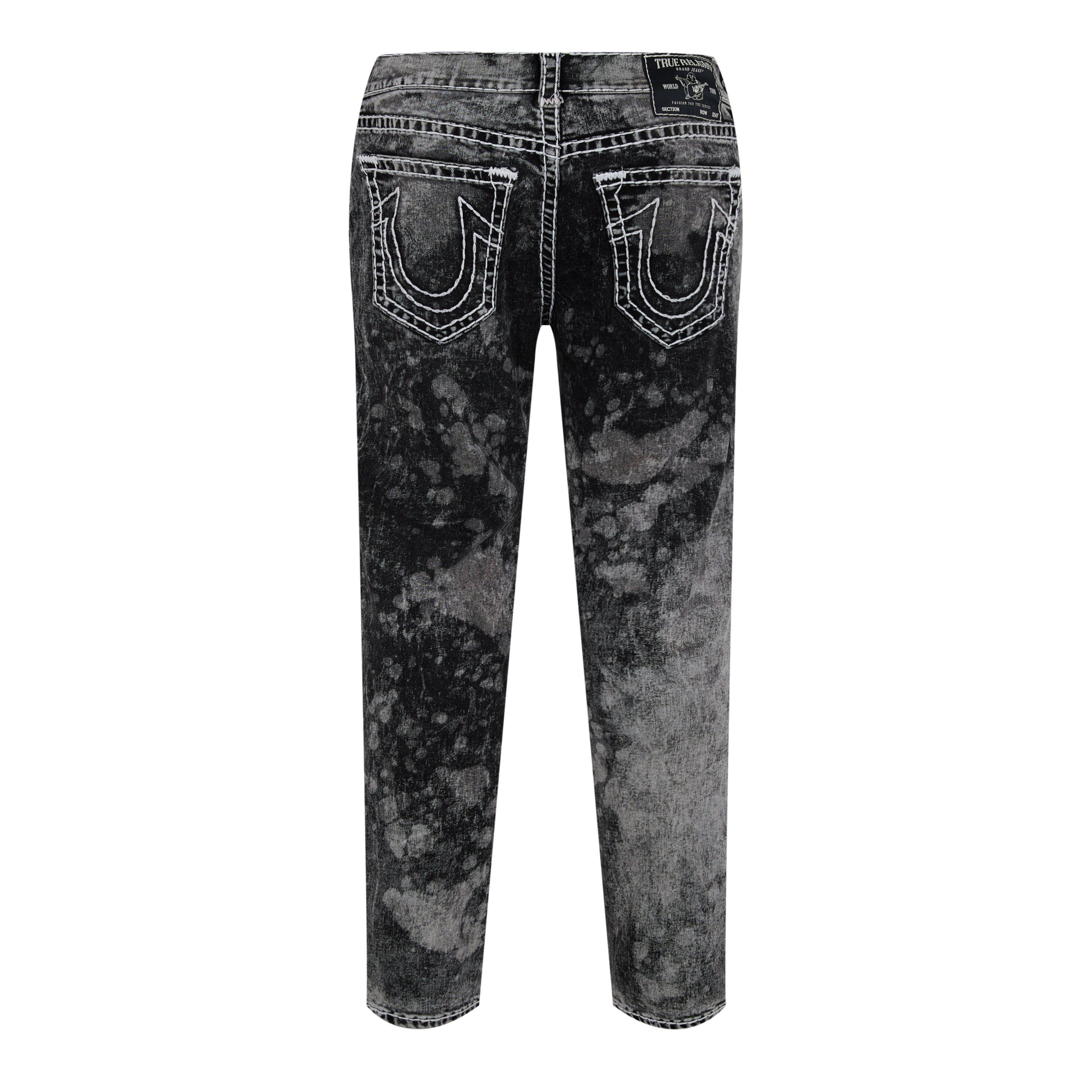 True Religion Rocco Black Washed Jeans